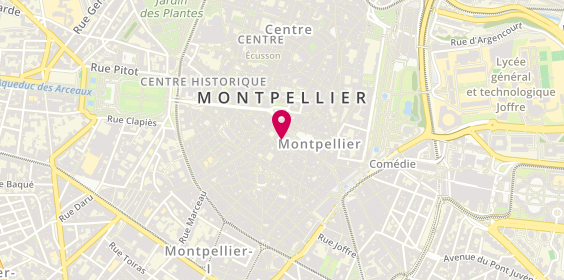 Plan de DIONISI Thierry, 6 Rue de l'Herberie, 34000 Montpellier