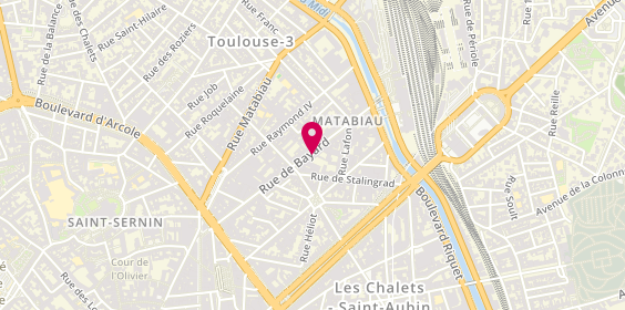 Plan de Maïmouna TALL Psychologue Toulouse, 44 Rue de Bayard, 31000 Toulouse