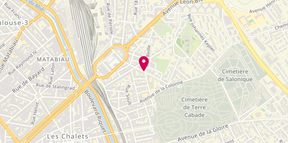 Plan de BEYNEY Charles, 26 Rue Montcabrier, 31500 Toulouse