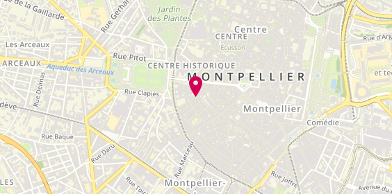 Plan de Nathalie BOTH Gestalt-Thérapeute, 3 Rue Poitevine, 34000 Montpellier