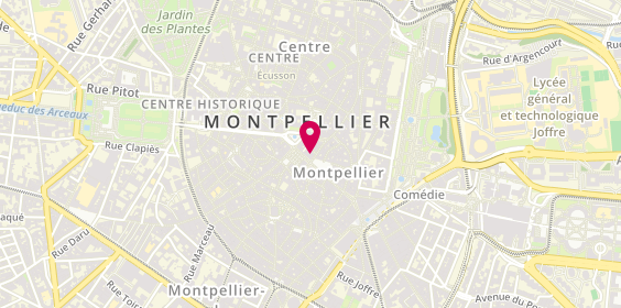 Plan de Psychologue - Julie SCOUPPE, 1 Rue de l'Aiguillerie, 34000 Montpellier