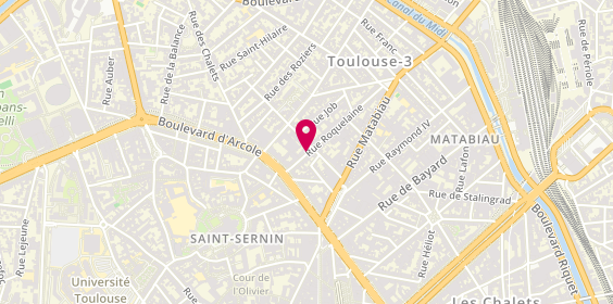 Plan de PLUCHERY Anne, 11 Rue Roquelaine, 31000 Toulouse