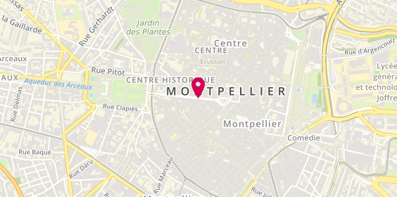 Plan de RIMLINGER ABBAR Brigitte, 18 Rue Foch, 34000 Montpellier