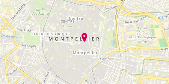 Plan de ROCHE Nathalie, 24 Rue de l'Aiguillerie, 34000 Montpellier