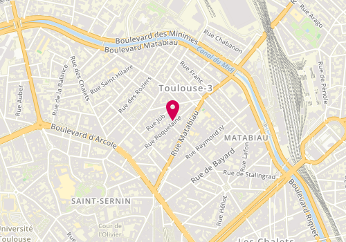 Plan de MESGUEN Lise, 37 Bis Rue Roquelaine, 31000 Toulouse