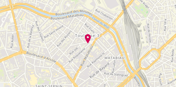 Plan de Colline BERJOT - Psychologue clinicienne et Psychothérapeute, Toulouse, 55 Rue Roquelaine, 31000 Toulouse