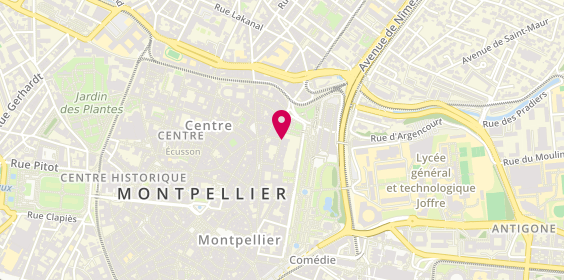 Plan de GRANIER Odile, 12 Rue Salle l'Evêque, 34000 Montpellier