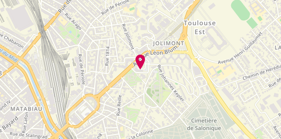 Plan de BARBIER-BELTZ Caroline, 7 place Commerciale Jolimont, 31500 Toulouse
