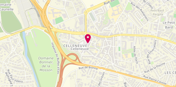 Plan de ALIAS Marie, 55 Rue Jacques Lemercier, 34080 Montpellier