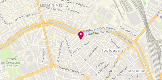 Plan de DUFOUR Elodie, 26 Rue Dominique Ingres, 31000 Toulouse