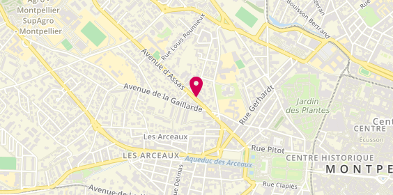 Plan de DUCHESNE Nicolas, 32 Avenue d'Assas, 34000 Montpellier