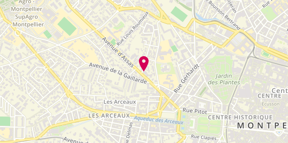 Plan de Nicole FERRAN - Psychologue, 32 avenue d'Assas, 34000 Montpellier