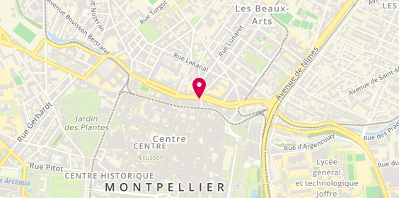 Plan de Cathy Caprice, 5 Rue Villefranche, 34090 Montpellier