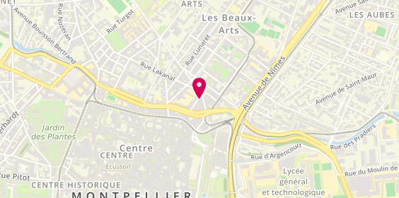 Plan de SALAS Philippe, 3 Rue Belmont, 34000 Montpellier