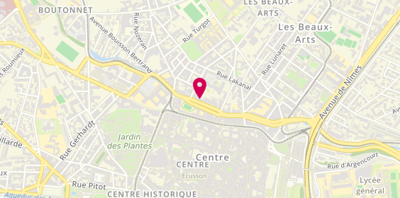 Plan de Marie DIGER - PSYCHOLOGUE CLINICIENNE, 13 Quai des Tanneurs, 34090 Montpellier