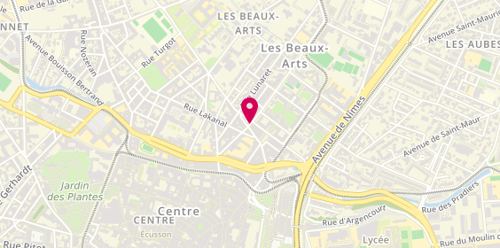 Plan de BOUIX Jean-François, 20 Rue Proudhon, 34000 Montpellier