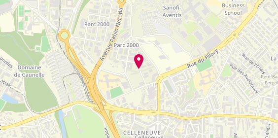 Plan de DUDU Carmen, Cabinet du Dr Carmen Dudu
Pole Sante parc 2000
127 Rue Maurice Béjart, 34080 Montpellier