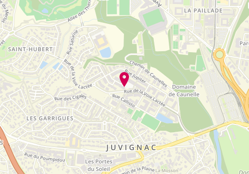 Plan de Nina Rius | Psychologue Clinicienne, Place du Soleil
553 Rue Jupiter, 34990 Juvignac