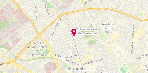 Plan de Anne-Marie SIRVEN Psychothérapeute, 28 avenue du Professeur Grasset, 34090 Montpellier