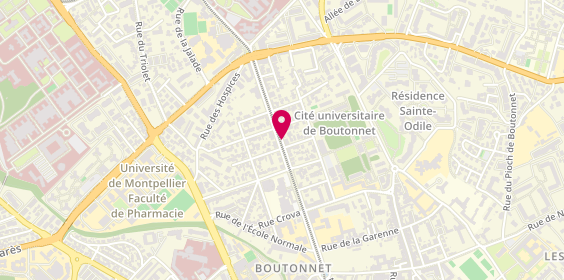 Plan de CAILLY Bruno, 28 Avenue du Professeur Grasset, 34090 Montpellier