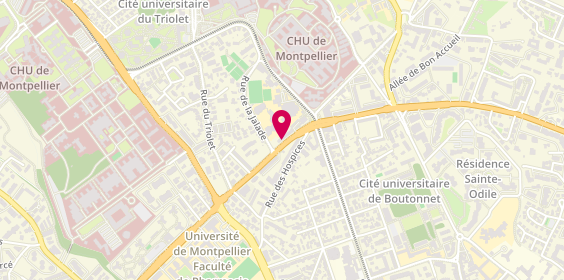 Plan de CAROTENUTO Laura, 315 avenue Frédéric Sabatier d'Espeyran Bâtiment A, 1er Étage, 34000 Montpellier