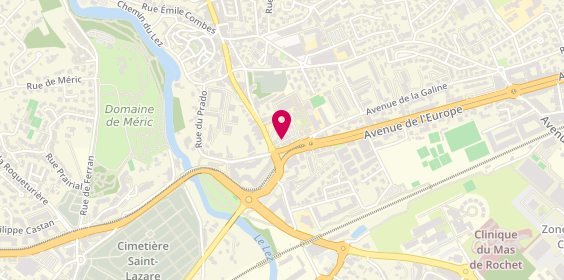 Plan de Aurélie JUGLA-VIDAL, 25 avenue Aristide Briand, 34170 Castelnau-le-Lez