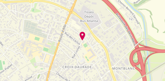Plan de VILLARD Florent, Croix Daurade 58 Rue Luchet, 31200 Toulouse