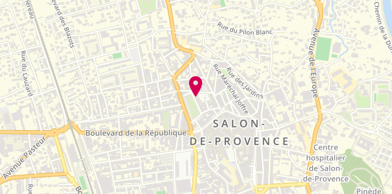 Plan de Alice GAIFFE Psychologue clinicienne, 321 place du Général de Gaulle, 13300 Salon-de-Provence