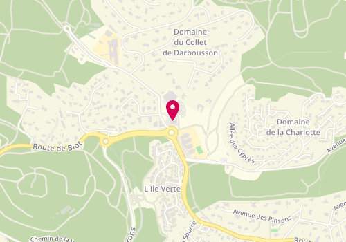 Plan de WEEL JULIA Van, Centre Médical du Chêne Vert
24 chemin Du Collet Darbousson, 06560 Valbonne