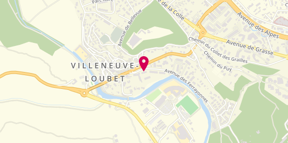 Plan de DELOBEL Gwenaëlle, 100 avenue des Ferrayonnes, 06270 Villeneuve-Loubet
