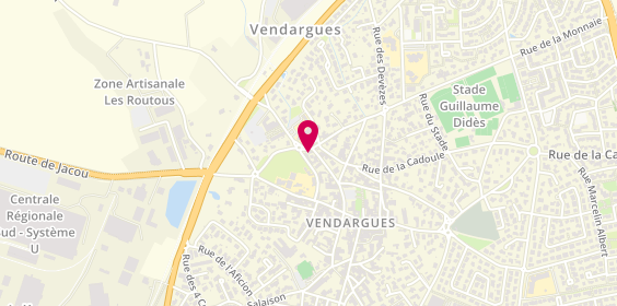 Plan de GONTARD Valérie, 23 avenue de la Gare, 34740 Vendargues