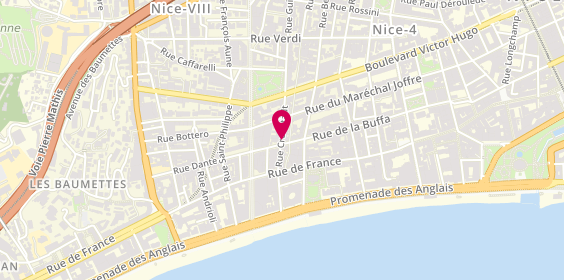 Plan de Alice BATTAREL - Psychologue TCC, 10 Rue Cronstadt, 06000 Nice
