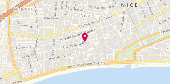 Plan de SIBONY Daniel, 18 Rue de la Buffa, 06000 Nice