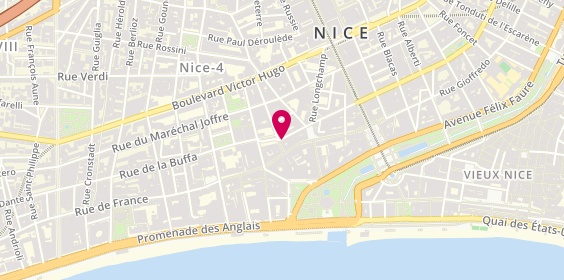 Plan de SASIA Muriel, 19 Rue de la Liberte, 06000 Nice