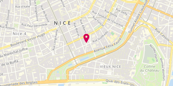 Plan de Christian SCHOCH - Psychologue, 54 Rue Gioffredo, 06000 Nice