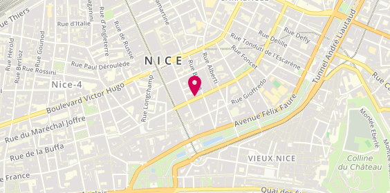Plan de MULLER Fabienne, le Lafayette
32 Rue Hôtel des Postes, 06000 Nice