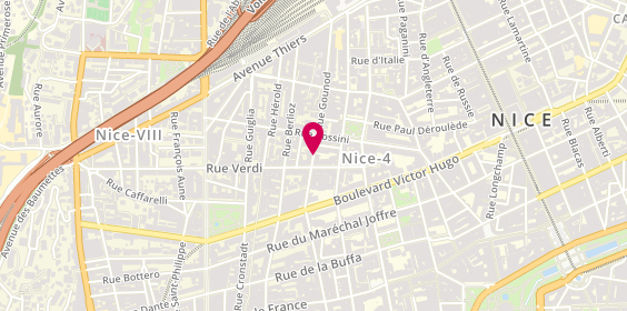 Plan de CLOT DURBET Laurent, 14 Rue Gounod, 06000 Nice