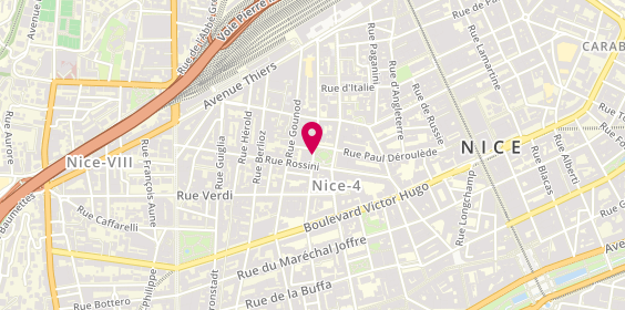 Plan de BOCQUET Jérôme, 13 Avenue Auber, 06000 Nice