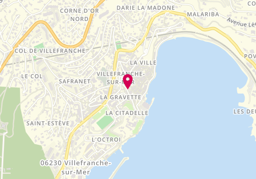 Plan de MAIFFRET Alexandra, 17 Avenue Sadi Carnot, 06230 Villefranche-sur-Mer