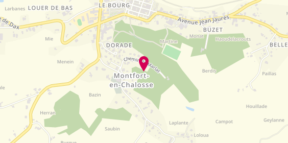 Plan de MARCHENAY Corine, 210 Chemin Marlat, 40380 Montfort-en-Chalosse