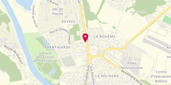 Plan de AERSCHODT FRANÇOISE Van, 23 Avenue de Bordeaux, 40800 Aire-sur-l'Adour