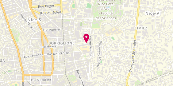 Plan de VINOT Frédéric, Bât B 6 Avenue Fragonard, 06100 Nice