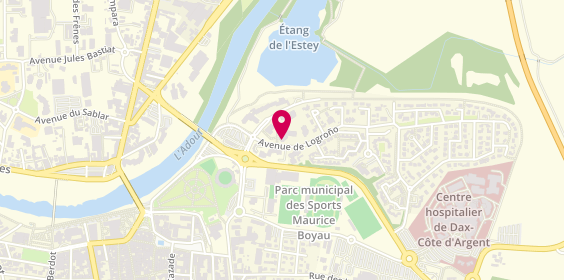 Plan de Marie-Claude DARRIGADE, Résidence Jardins d'Acqs G2
3 avenue de Logrono, 40100 Dax