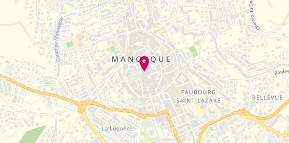 Plan de RIVET Claude, 41 Rue Grande, 04100 Manosque