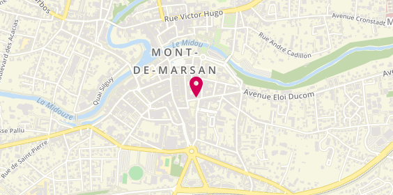 Plan de IBANEZ Johanna, 25 place Saint-Roch, 40000 Mont-de-Marsan