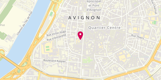 Plan de LEBON Cristelle, 18 Rue de la République, 84000 Avignon