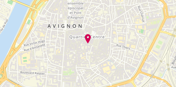 Plan de GAUTHEY Lucie, 40 Rue de la Bonneterie, 84000 Avignon