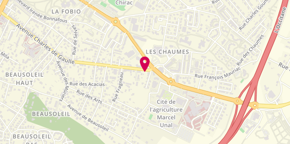 Plan de CARCELES Mélanie - Psychologue, 330 avenue Charles de Gaulle, 82000 Montauban