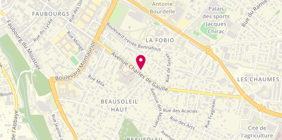 Plan de REIX Cécile, 59 avenue Charles de Gaulle, 82000 Montauban
