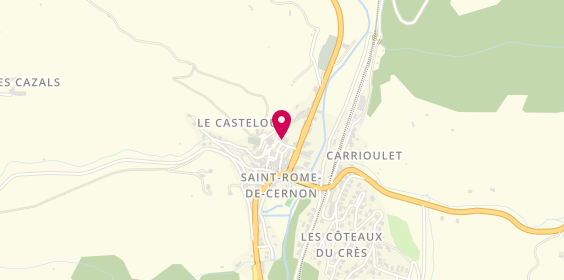 Plan de CASCALES Elodie, 2 Place Passade, 12490 Saint-Rome-de-Cernon